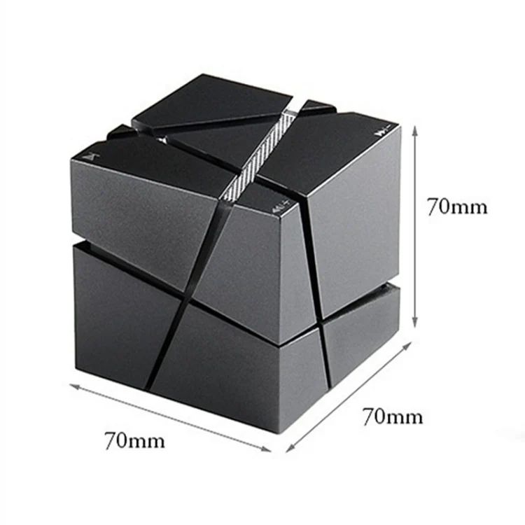 Bluetooth Speakers with Colorful LED Light, Mini Portable Wireless Cube Stereo Speaker Magic Music Player Hand Free Outdoor for iPhone Samsung MP3 MP4 Player Tablet Laptop Computer Speaker