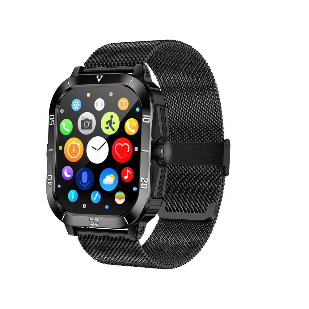 Sport Smart Watch For Men 1.96 Screen Blood Oxygen Bluetooth Call Watch 100+Sport Waterproof Smartwatch Men Watches