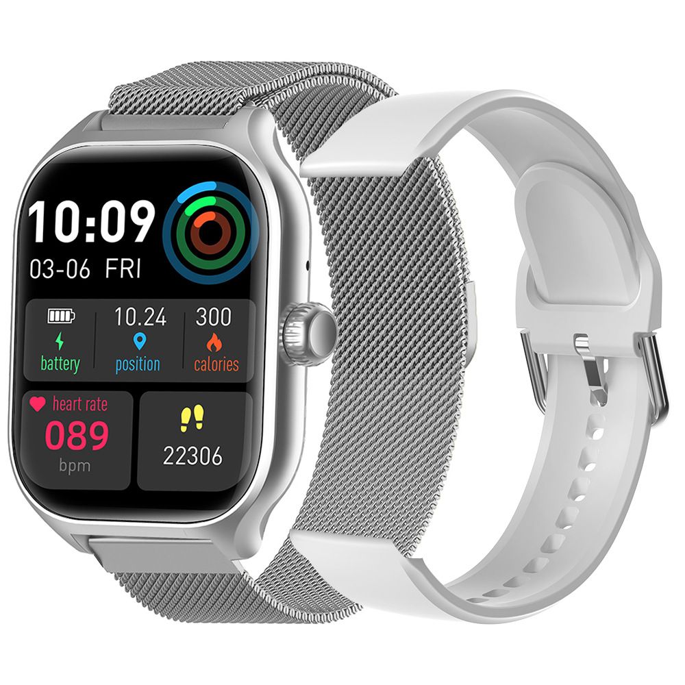 2025 Bluetooth Answer Call Smart Watch Men 1.73 inch Full Touch Fitness Tracker Waterproof Sport Smartwatch Women