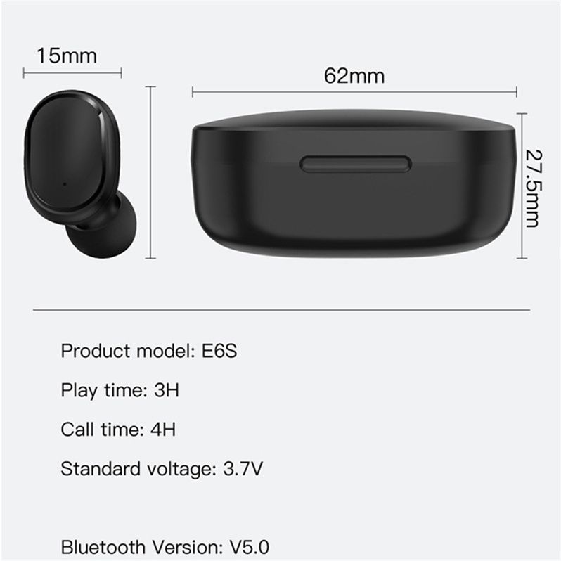 LED Digital Display Bluetooth Earpods Bluetooth Earphones Wireless Bluetooth Headset Noise Cancelling With Microphone Headphones With Charging Case For All Phone