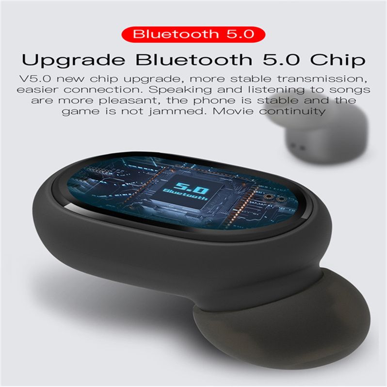 LED Digital Display Bluetooth Earpods Bluetooth Earphones Wireless Bluetooth Headset Noise Cancelling With Microphone Headphones With Charging Case For All Phone