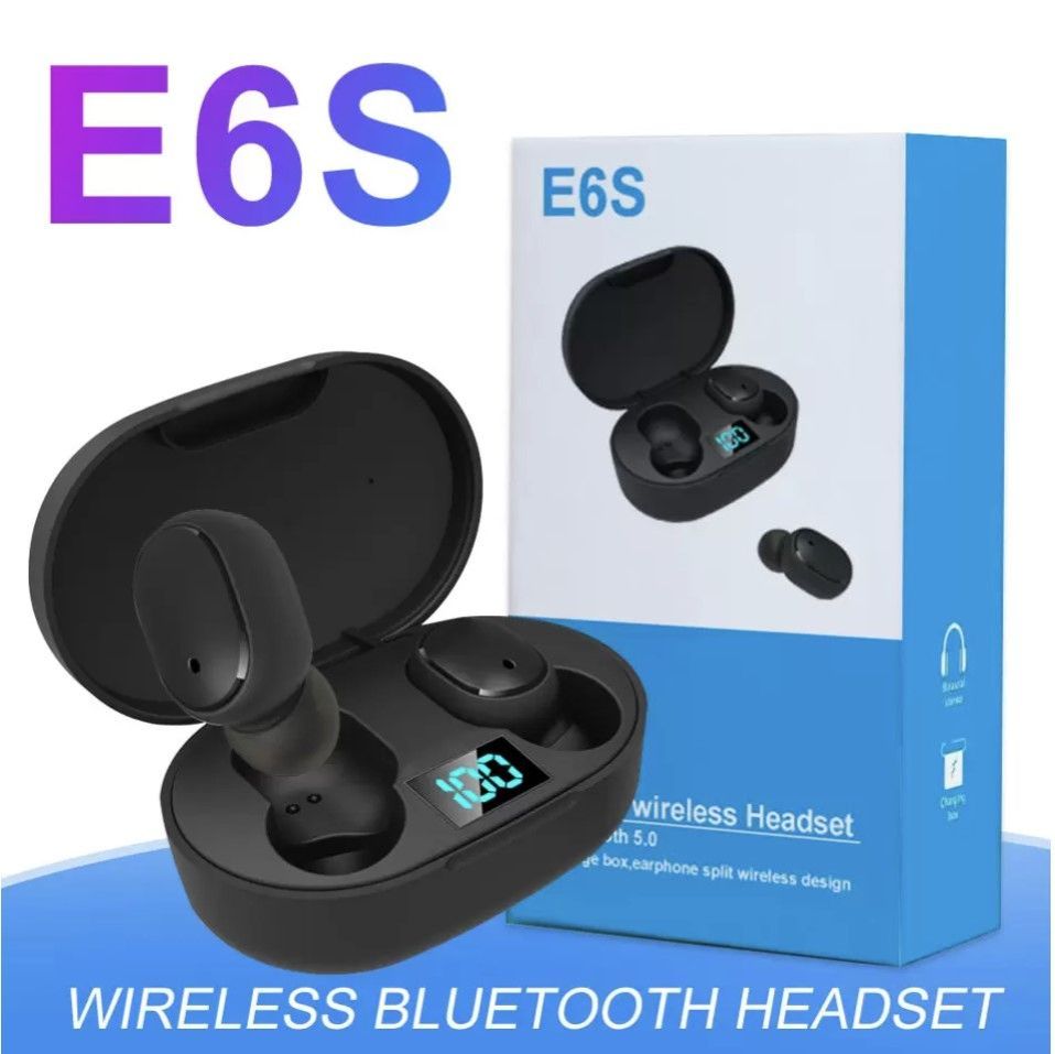 LED Digital Display Bluetooth Earpods Bluetooth Earphones Wireless Bluetooth Headset Noise Cancelling With Microphone Headphones With Charging Case For All Phone