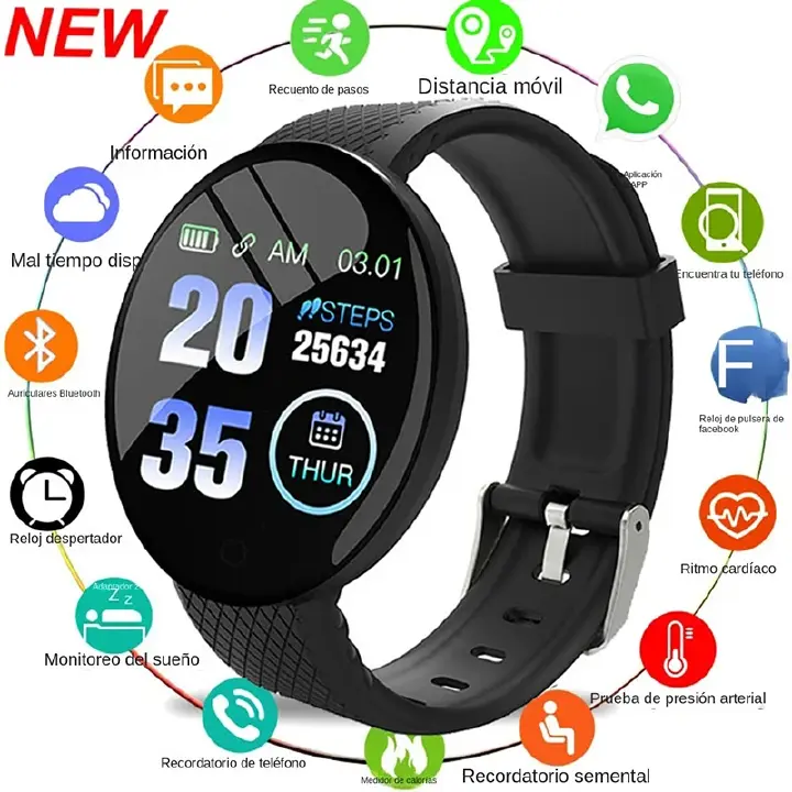 Multi-functional Smartwatch Fashion Alarm Watch Bluetooth Music Fitness Tracker Sports Smart Watch For Android iPhone