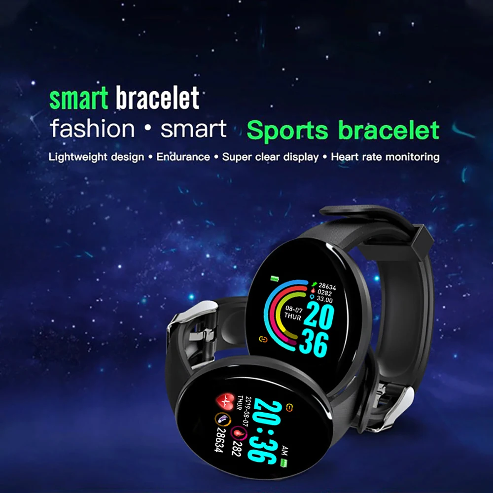 Multi-functional Smartwatch Fashion Alarm Watch Bluetooth Music Fitness Tracker Sports Smart Watch For Android iPhone