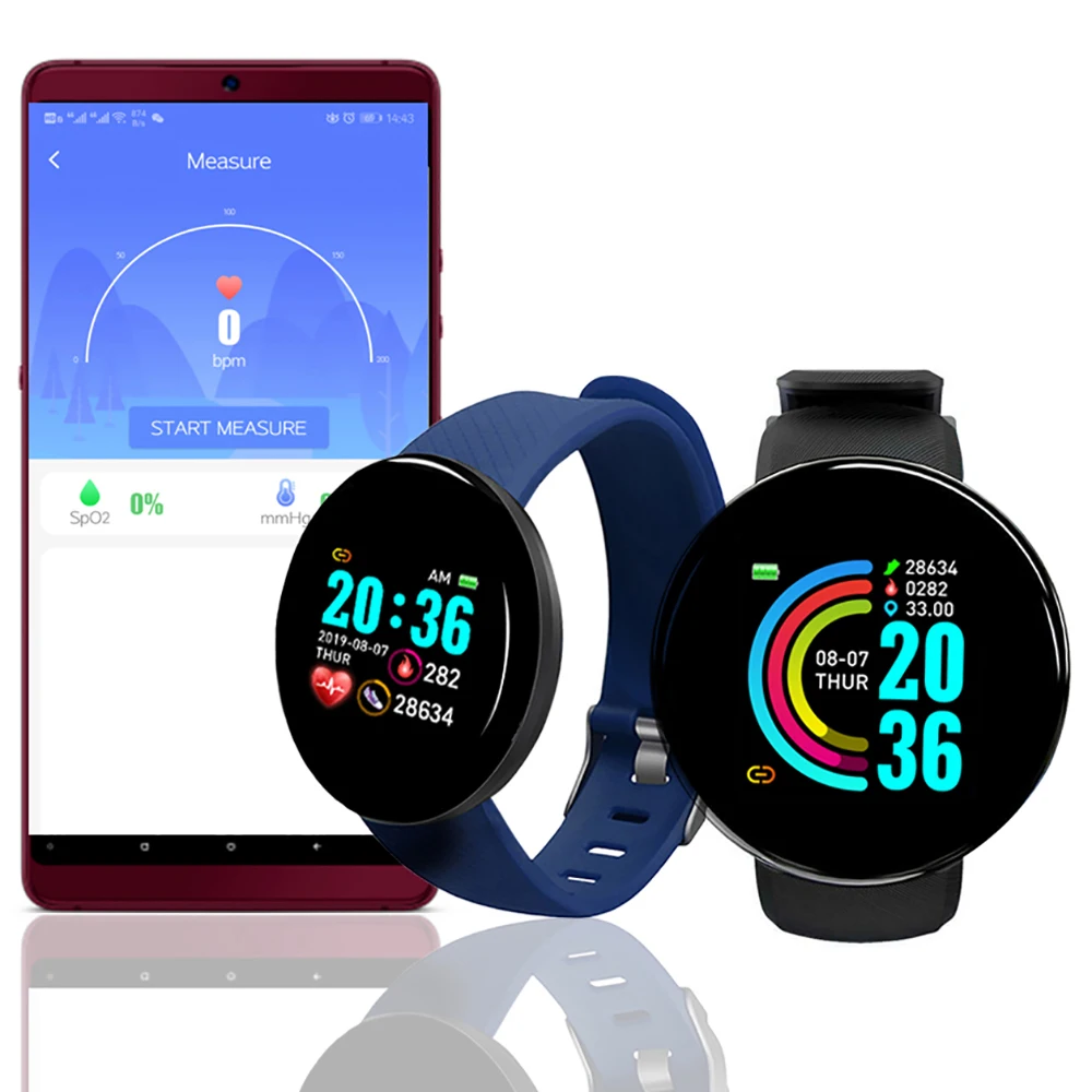 Multi-functional Smartwatch Fashion Alarm Watch Bluetooth Music Fitness Tracker Sports Smart Watch For Android iPhone