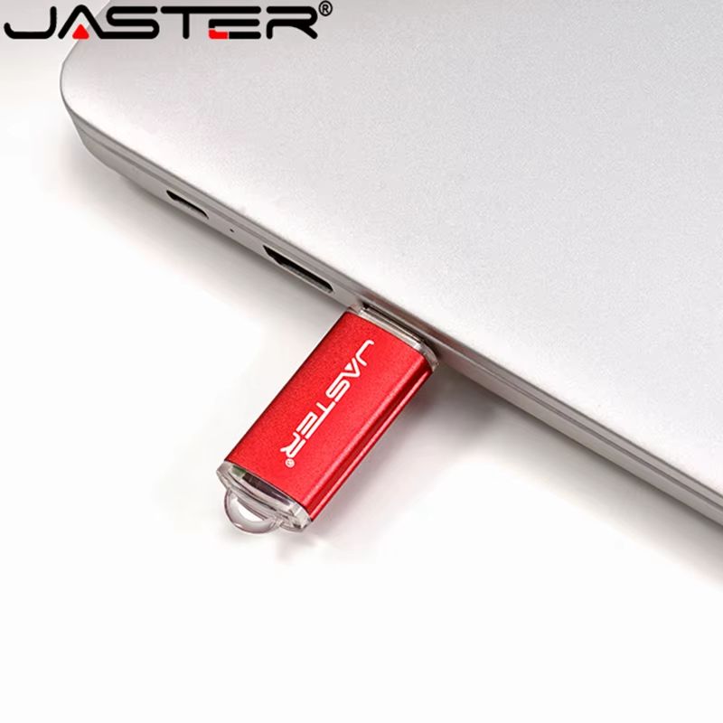 JASTER New Creative  USB Flash Drive 128GB 64GB 32GB 16GB 8GB 4GB 128MB Flash Disks Memory USB Disk Data Storage Pendrive Fashion 9 Colors