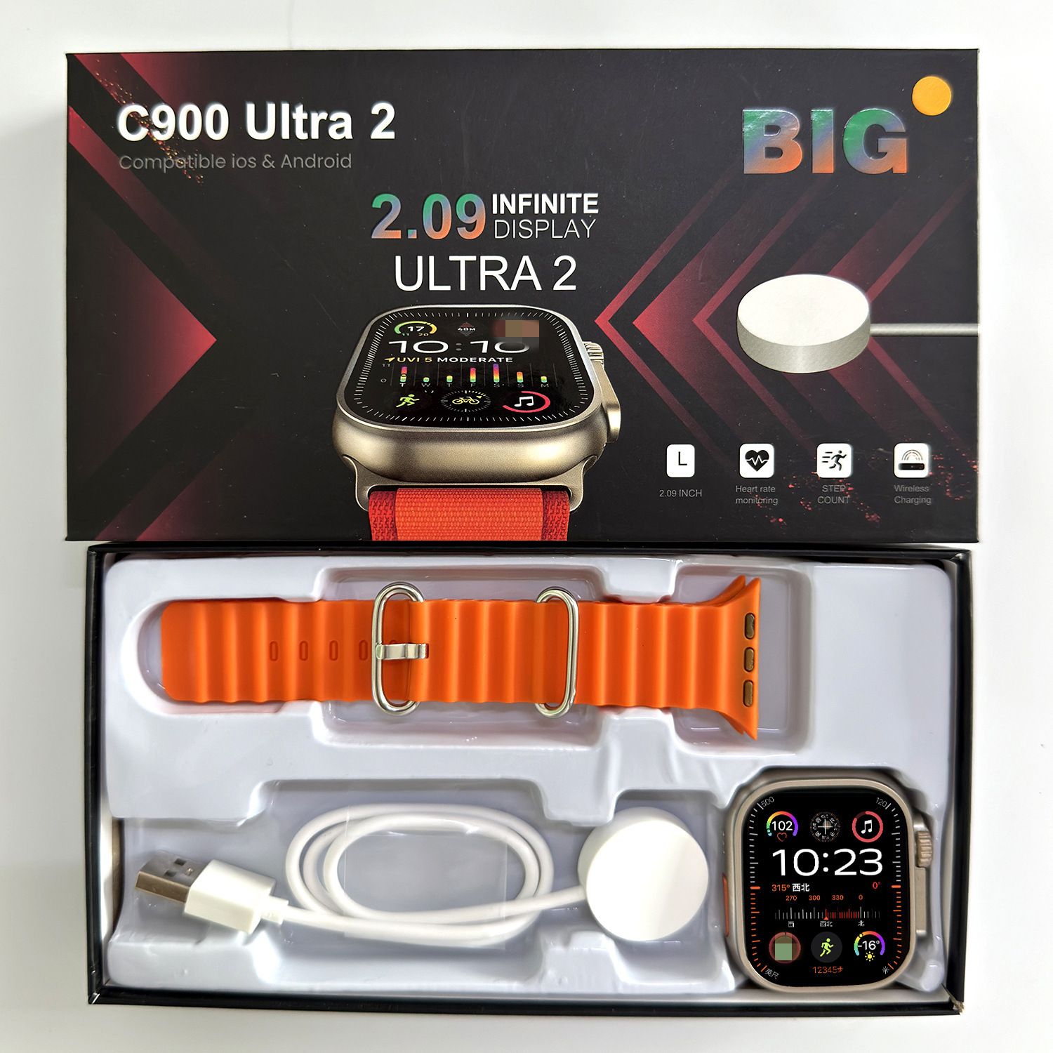Hot Smart Watch Series Bluetooth Call IP67 Waterproof 49mm Game Smartwatches Fitness Tracker Sport Watch for man Square Watch for woman couple watch Kids Watch
