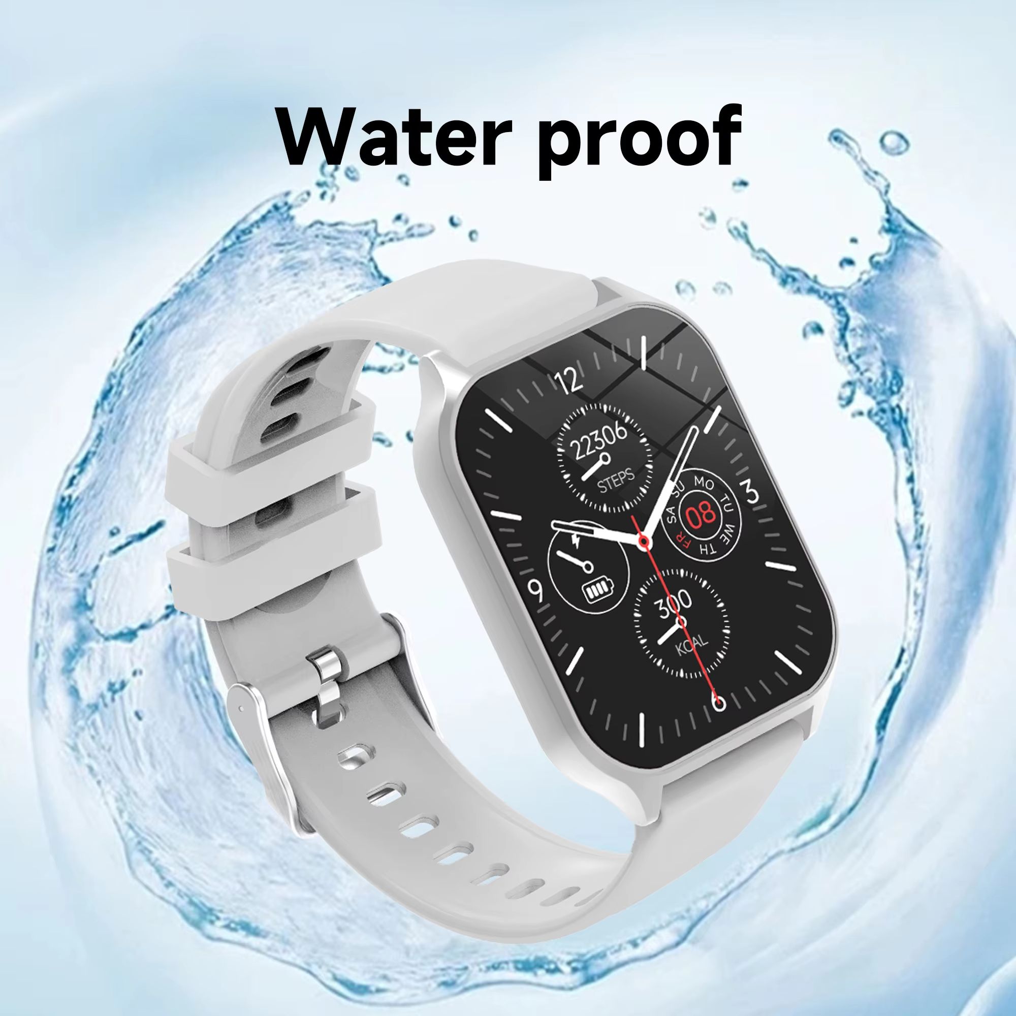 Smart Watch Bluetooth Call Sports Fitness Smartwatches Heart Rate Blood Pressure Monitor Tracker For Smart Phones Waterproof Smartwatch