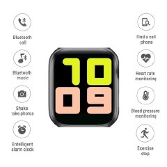 New Arrival Smartwatch Bluetooth Call Smart Watches Health Monitor Fitness Bracelet Scroll Button Smart Watch Men Women Multification