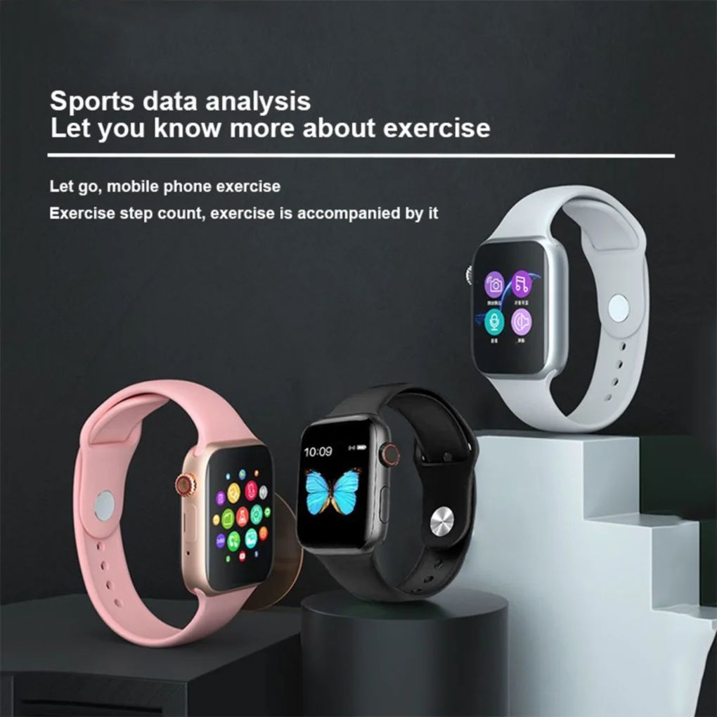 New Arrival Smartwatch Bluetooth Call Smart Watches Health Monitor Fitness Bracelet Scroll Button Smart Watch Men Women Multification
