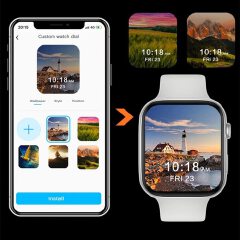 New Arrival Smartwatch Bluetooth Call Smart Watches Health Monitor Fitness Bracelet Scroll Button Smart Watch Men Women Multification