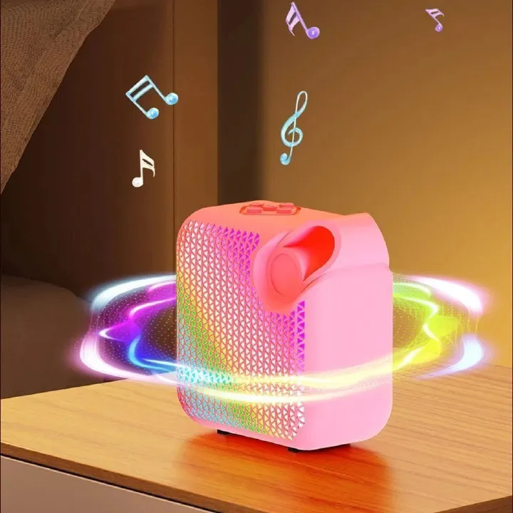 Stylish Colorful Light Speaker Creative Wireless Bluetooth Speaker Portable System Ampex Radio Speaker Outdoor Subwoofer
