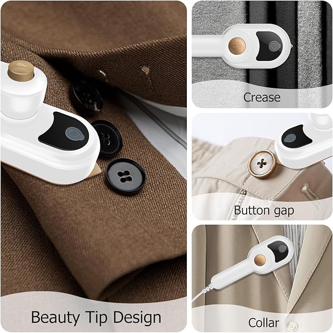 Mini Iron Handheld Garment Steamer Iron Non Stick Ceramic Soleplate Support Dry Wet Ironing Micro Iron Machine Heat Press