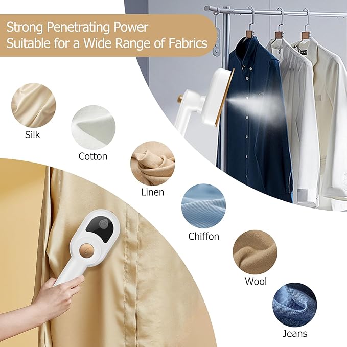 Mini Iron Handheld Garment Steamer Iron Non Stick Ceramic Soleplate Support Dry Wet Ironing Micro Iron Machine Heat Press