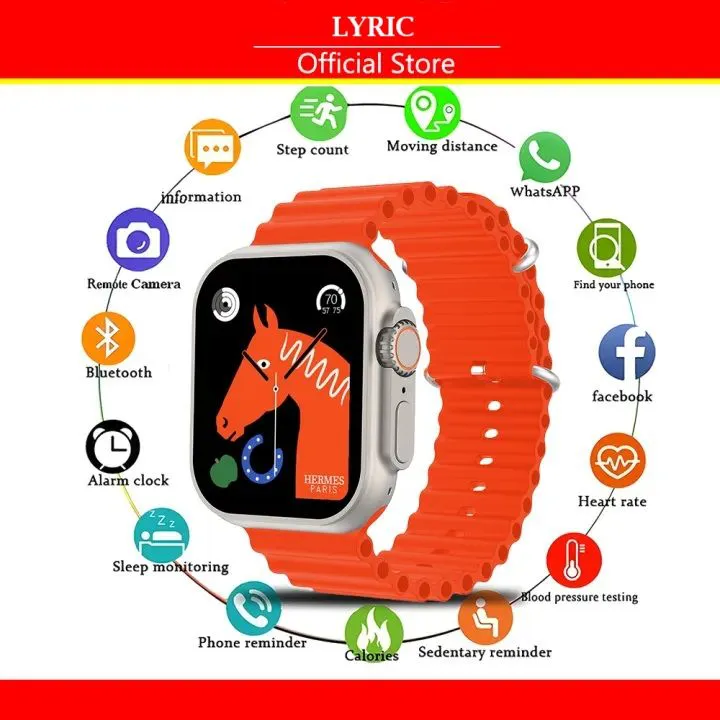 Hot Smart Watch Series Bluetooth Call IP67 Waterproof 49mm Game Smartwatches Fitness Tracker Sport Watch for man Square Watch for woman couple watch Kids Watch