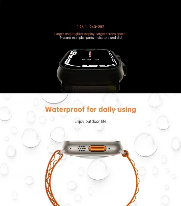Hot Smart Watch Series Bluetooth Call IP67 Waterproof 49mm Game Smartwatches Fitness Tracker Sport Watch for man Square Watch for woman couple watch Kids Watch