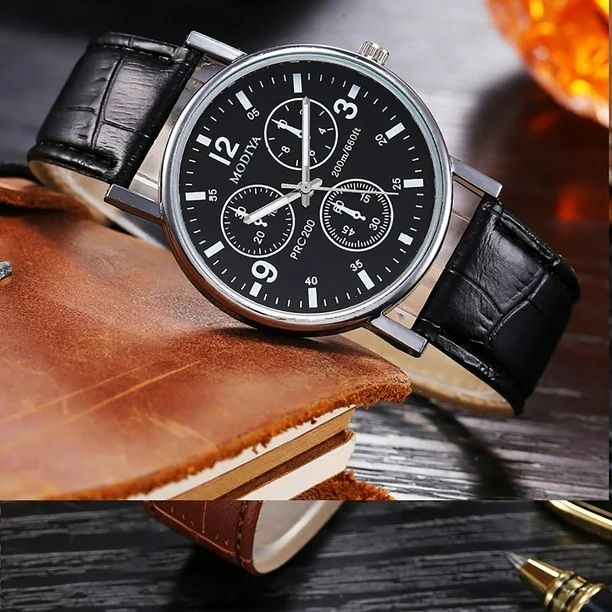 Fashion Leather Watches For Men And Women Retro Watch Non-Mechanical Quartz Business Watches Male Wrist Watch