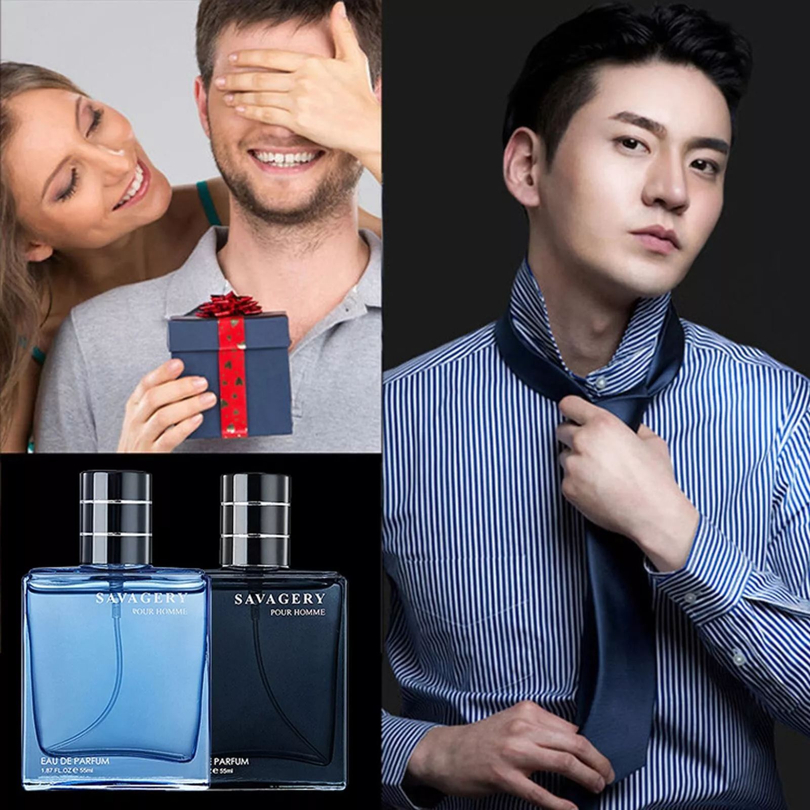 Ocean Perfume Man Fragrance Spray for Dating Office and Daily Use Leak-Proof Fine Mist Long Lasting Men Fragrances Perfect Gift Birthday Valentine 50ML