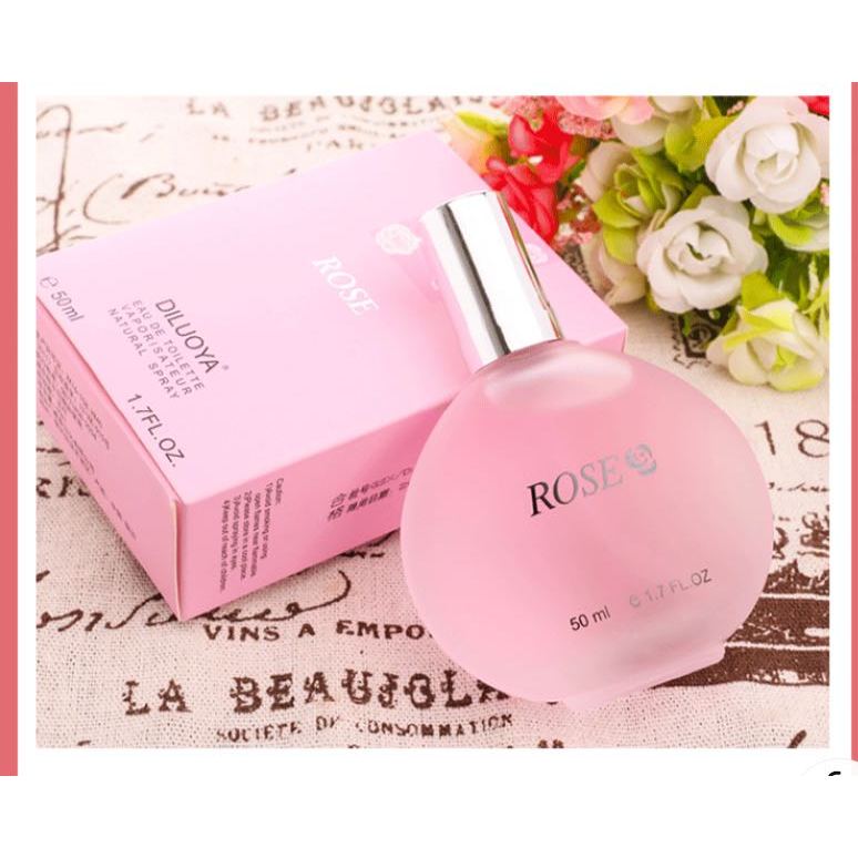 Floral Light Fragrance Lady Spray for Dating Office Daily Use Leak-Proof Fine Mist Long Lasting Woman Perfume Fragrance Jasmine Rose Osmanthus 50ML