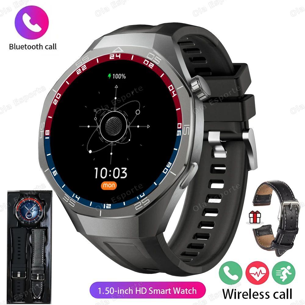New 1.53-inch Ultra HD Smart Watch GPS Track Bluetooth Call Heart rate Health Monitor Fitness Sport smartwatch For Huawei Xiaomi