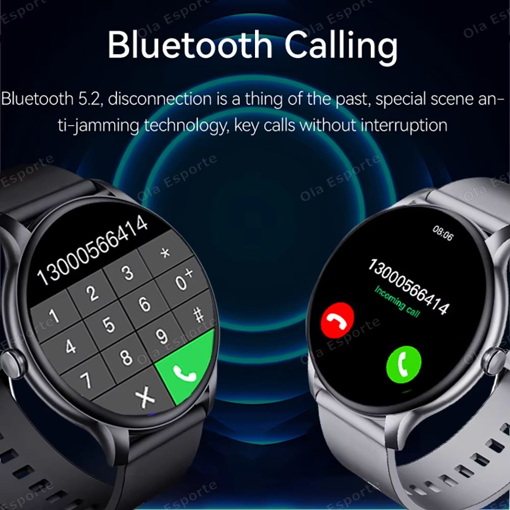 LYRIC 2025 New Smart Watch Heart Rate Sleep Health Monitor Bluetooth Talk Ladies Smartwatch Men Sport Smart Watch for Android IOS