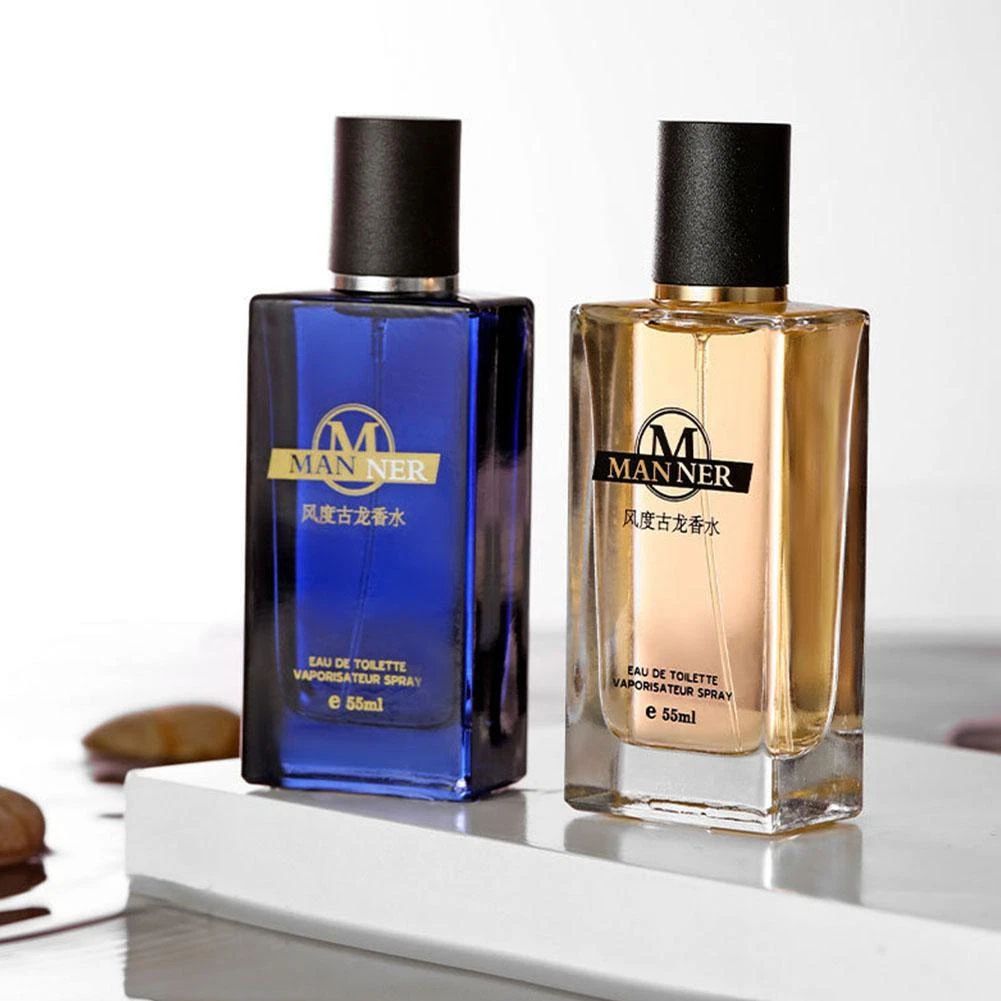 Men Perfume 55ml Long Lasting Fresh Elegant Man Fragrance for Business Dating Daily Use Gift