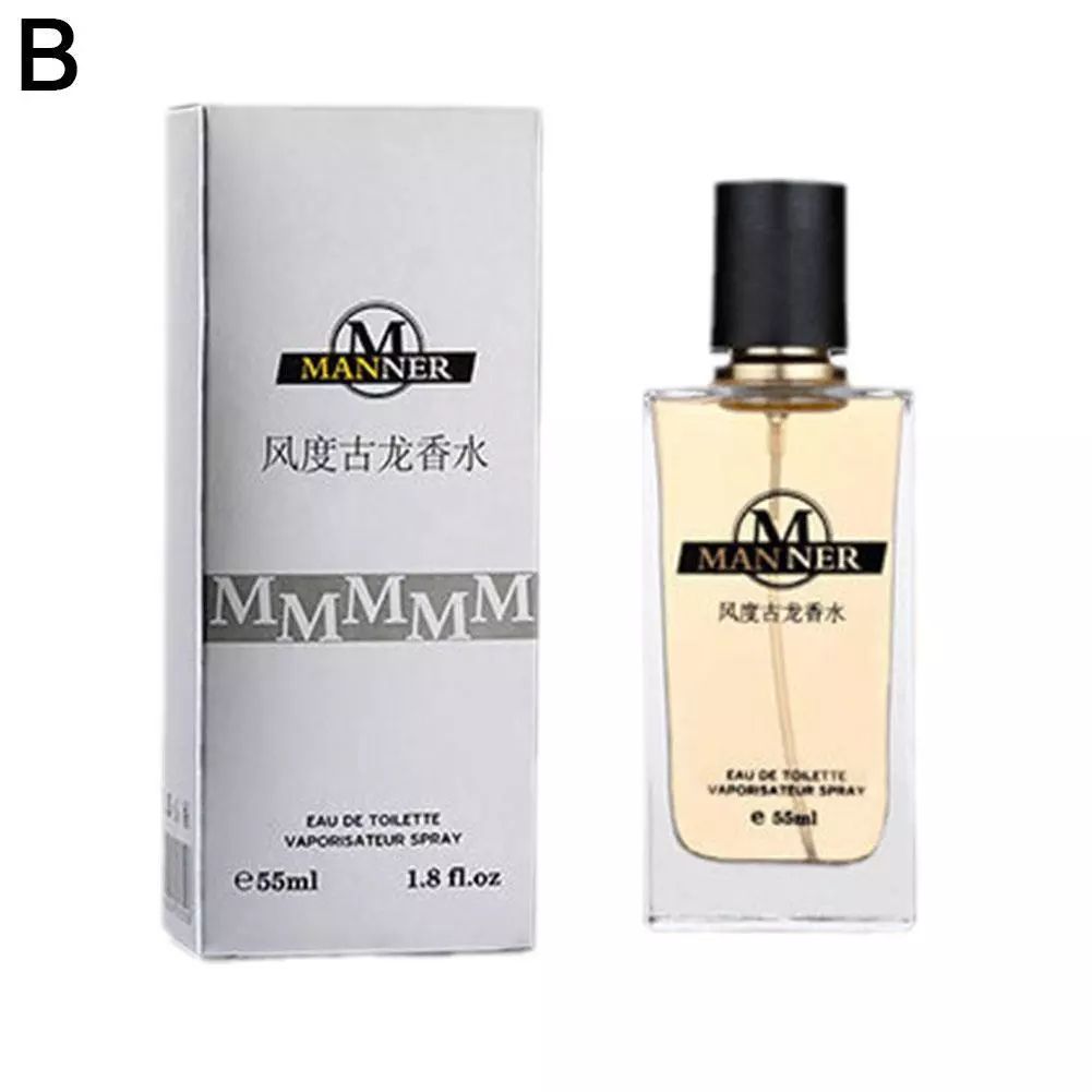 Men Perfume 55ml Long Lasting Fresh Elegant Man Fragrance for Business Dating Daily Use Gift