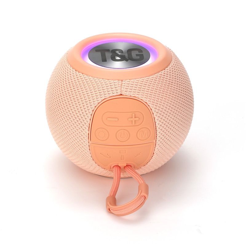Bluetooth Speaker Wireless Fabric Card Small Audio Subwoofer Portable Mini Bluetooth Audio Outdoor Music Player Support BT AUX FM