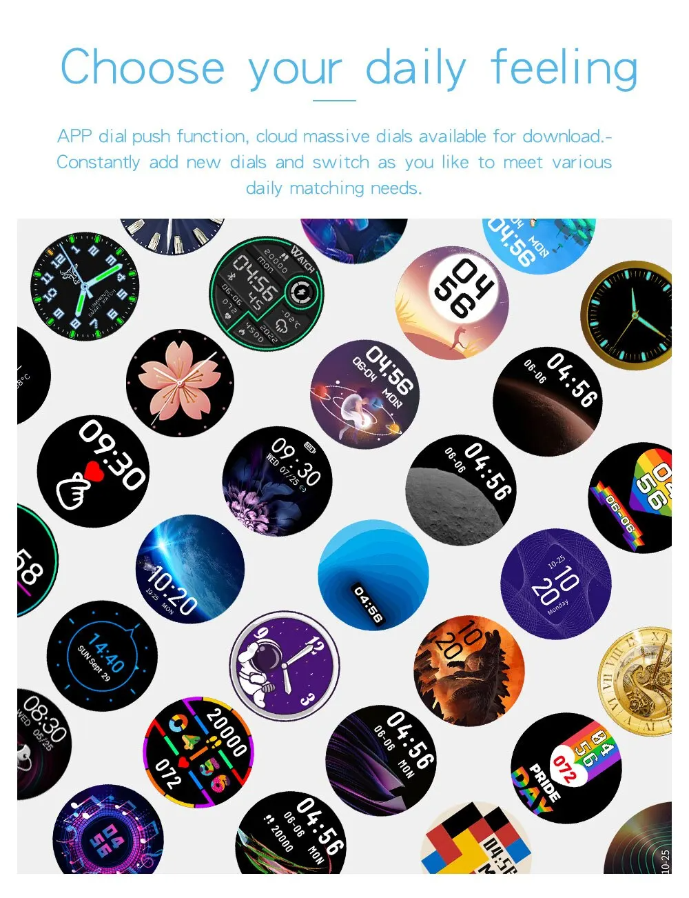 1.32-inch Smartwatch Bluetooth Call BT Music Voice Assistant Heart Rate Sports Fintess Tracker Women Men New Smart Watch  For Android IOS