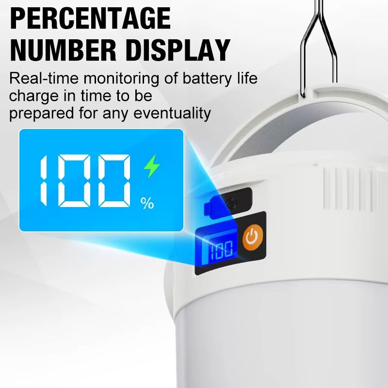 Solar Camping Lights Lightweight Led Camping Lantern Waterproof Foldable Lights Rechargeable Flashlight For Outdoor Home Hiking Night Power Outage Emergency Lamp