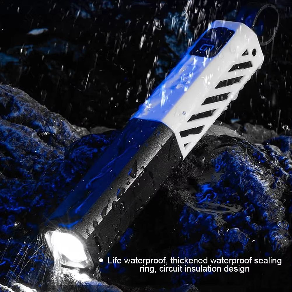 High Strong Power Zoom Led Flashlights 18650 Battery Tactical Torch Light USB Charging Camping Fishing Emergency Zoom Lantern Outdoor Waterproof Flash Light