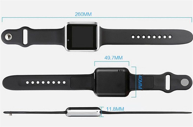 Smart Watch with 2G SIM Card Slot Camera Bluetooth Calling Fitness Tracker Heart Rate Blood Oxygen Monitor Sleep Tracking Step Counter SD Card Support for Android iOS Men Women Smartwatch