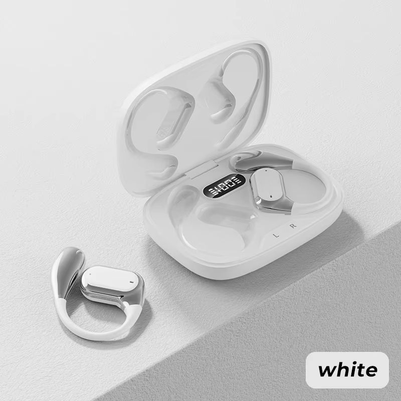 Open Sports  Bluetooth Earphones Not In-Ear Earbuds Wireless Headphone Power Display With Mic Sports Hifi Headsets Game