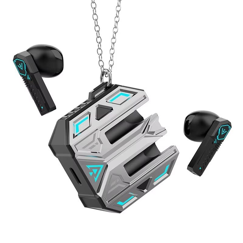 Cool Mecha Wind In-ear Super Long Battery Life Game E-sports High Sound Quality Low Delay Noise Reduction TWS Bluetooth Earphones