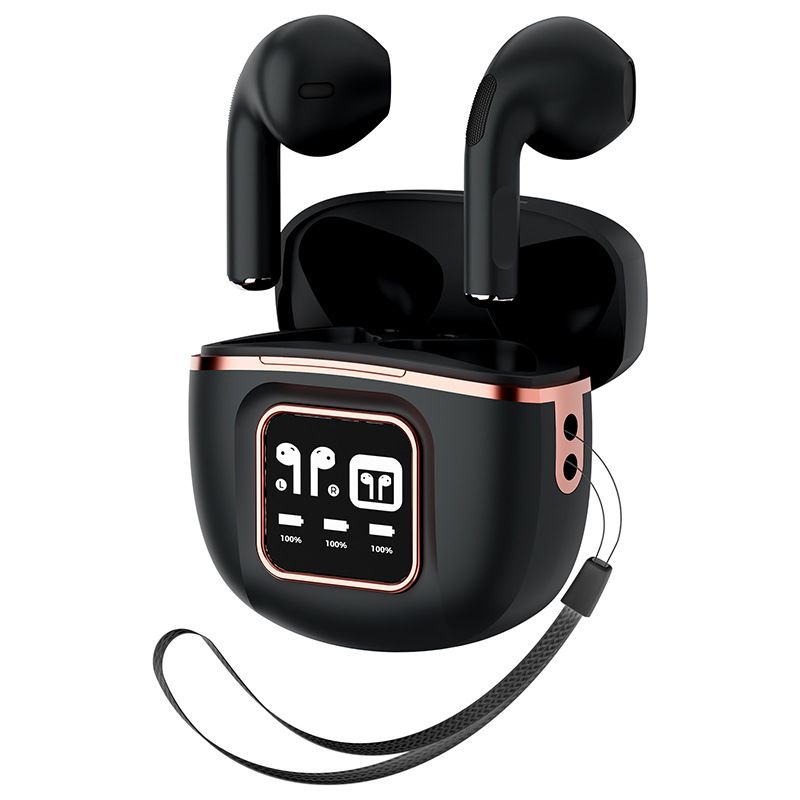 The New Wireless Bluetooth Headphones Feature Digital Display, high Appearance Level, high Sound Quality, in-Ear Design, Long Battery Life and are Suitable for Both Men and Women
