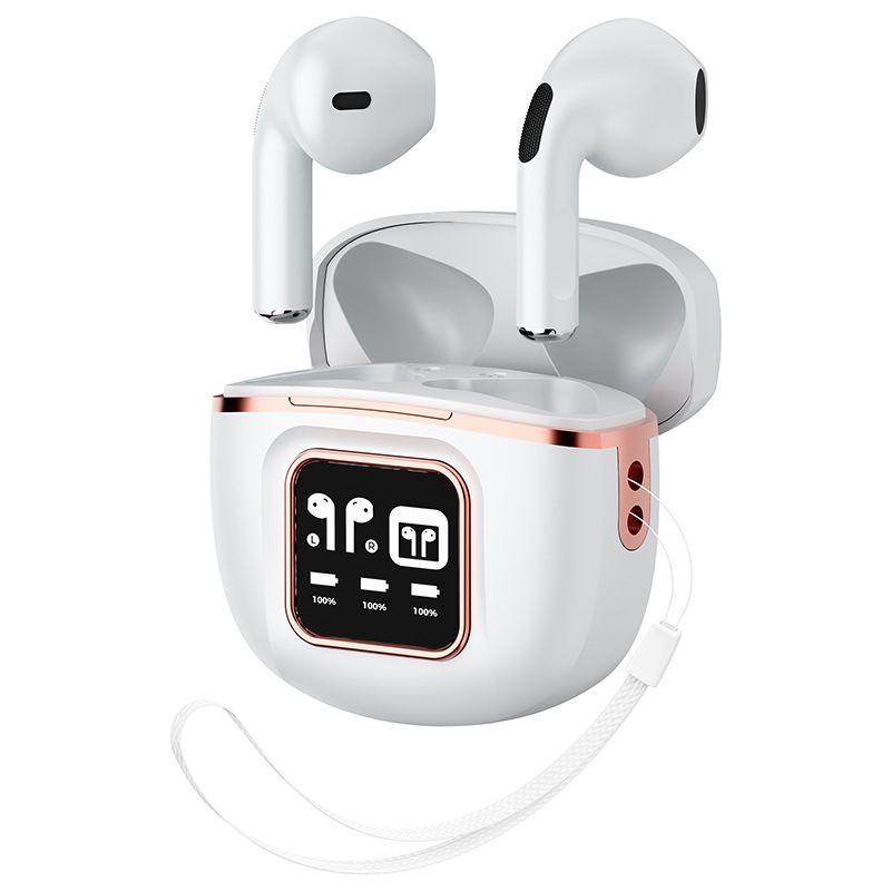 The New Wireless Bluetooth Headphones Feature Digital Display, high Appearance Level, high Sound Quality, in-Ear Design, Long Battery Life and are Suitable for Both Men and Women