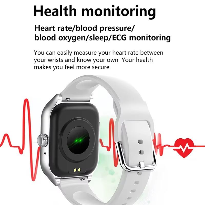 2026 New Smartwatch Bluetooth Call Information Reminder Heart Rate and Blood Pressure Monitoring Sports Mode Smart Watch