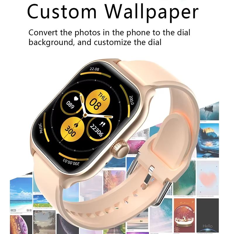 2026 New Smartwatch Bluetooth Call Information Reminder Heart Rate and Blood Pressure Monitoring Sports Mode Smart Watch