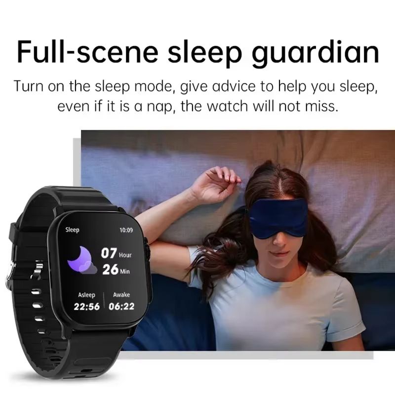 Hot Smart Watch Series Bluetooth Call IP67 Waterproof 49mm Game Smartwatches Fitness Tracker Sport Watch for Man Square Watch For Woman Wireless Charging Smartwatch