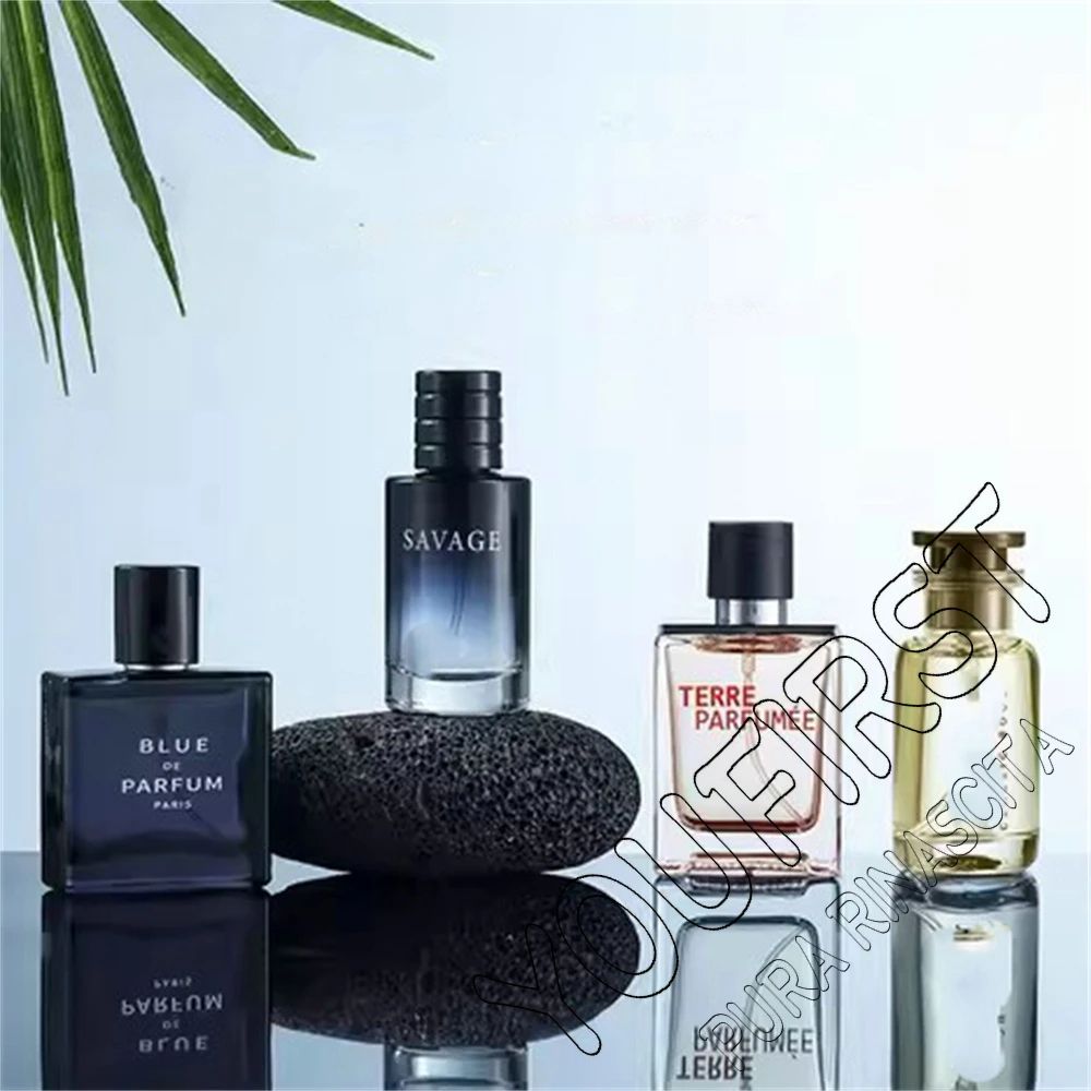 Luxury Men Cologne 4 PCS Perfume Set Man Gift Fragrance Natural Floral and Fruity Fragrance Perfume Spray
