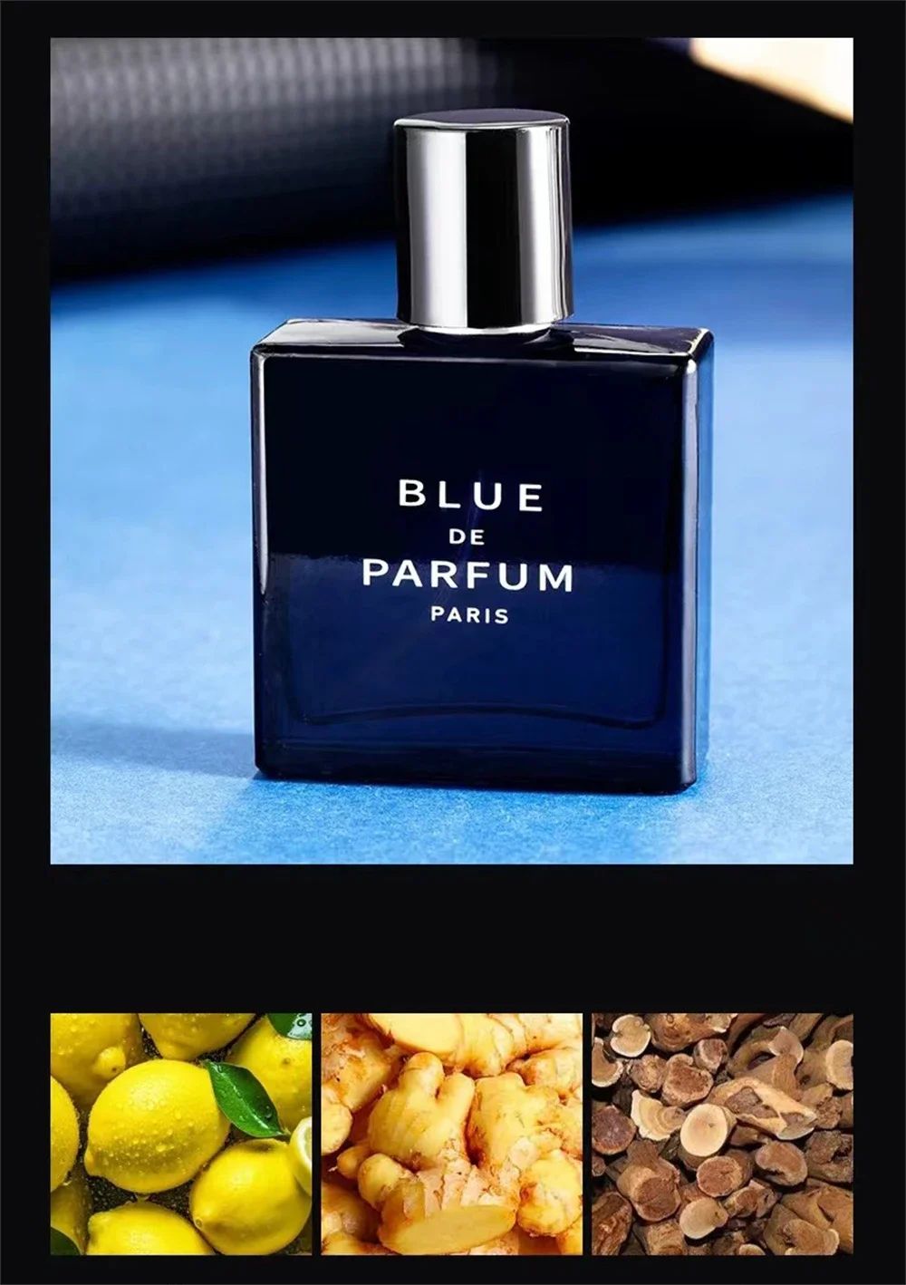 Luxury Men Cologne 4 PCS Perfume Set Man Gift Fragrance Natural Floral and Fruity Fragrance Perfume Spray
