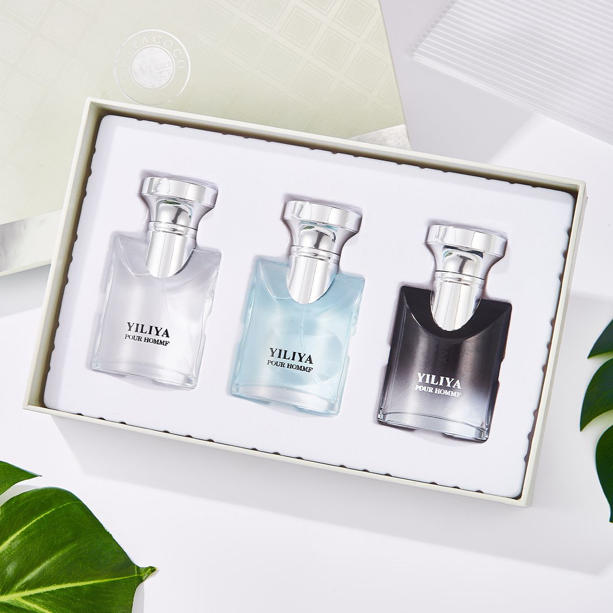 Man Perfume Gift Box 3 Pieces Long Lasting Cologne Scent Perfume Set Man Pheromone Charm Man Fragrance Perfume
