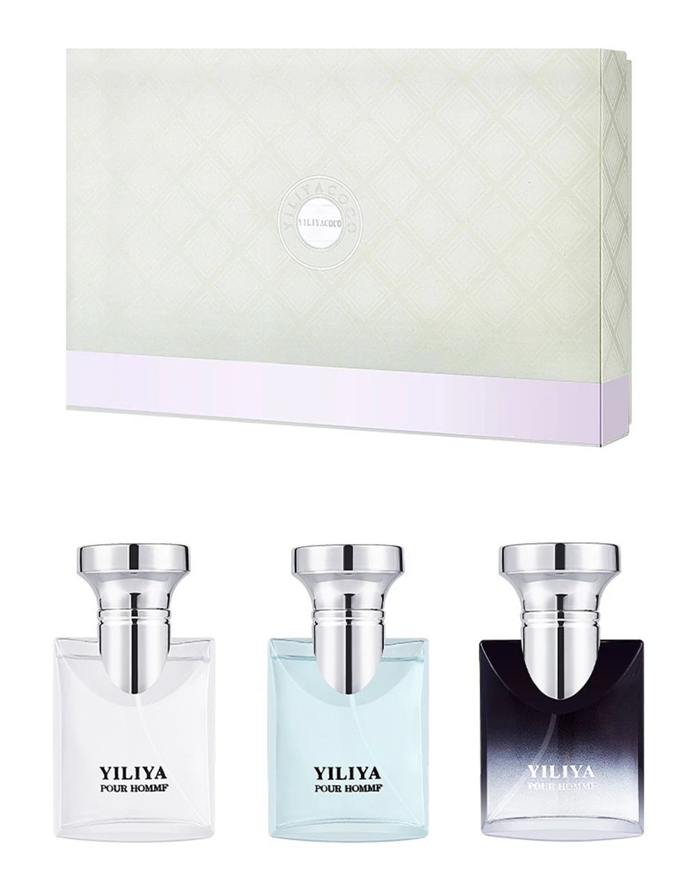 Man Perfume Gift Box 3 Pieces Long Lasting Cologne Scent Perfume Set Man Pheromone Charm Man Fragrance Perfume