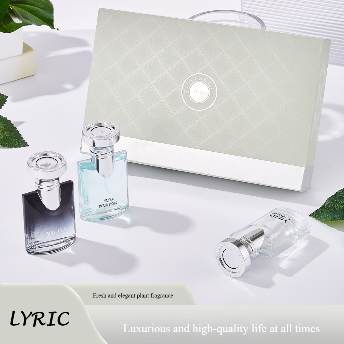 Man Perfume Gift Box 3 Pieces Long Lasting Cologne Scent Perfume Set Man Pheromone Charm Man Fragrance Perfume