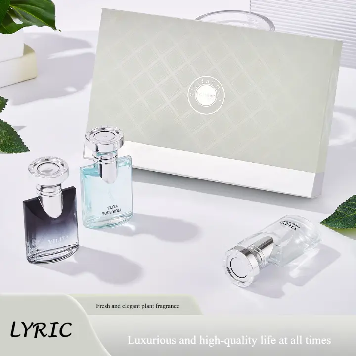 Man Perfume Gift Box 3 Pieces Long Lasting Cologne Scent Perfume Set Man Pheromone Charm Man Fragrance Perfume
