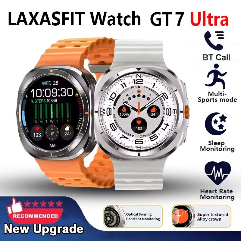 New Smartwatch Men Sports Watch for Android IOS Health Monitoring Smart Notifications Music Voice Assistant Smart Watch Women