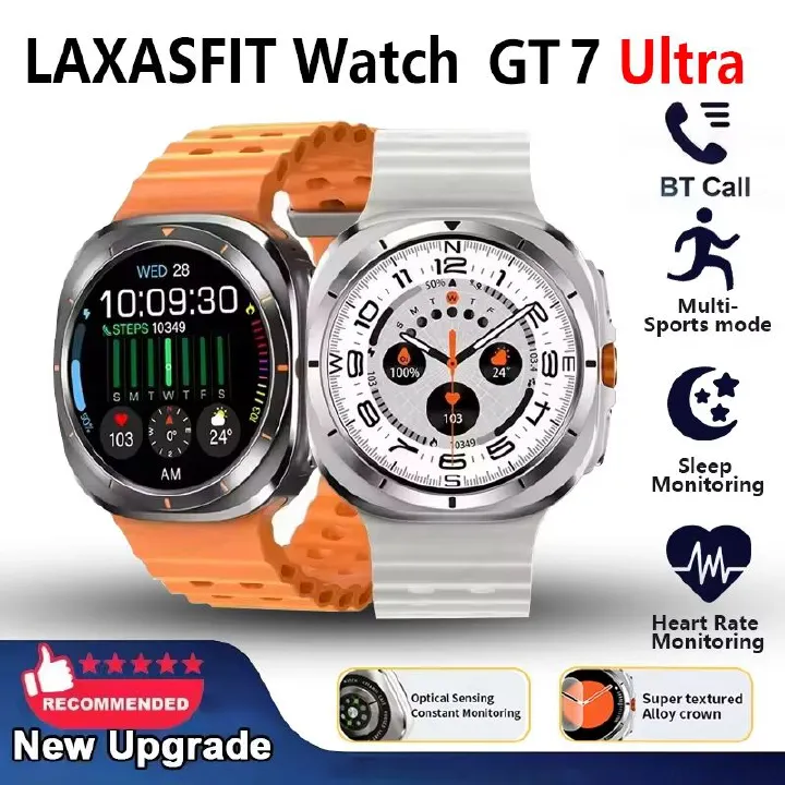 New Smartwatch Men Sports Watch for Android IOS Health Monitoring Smart Notifications Music Voice Assistant Smart Watch Women