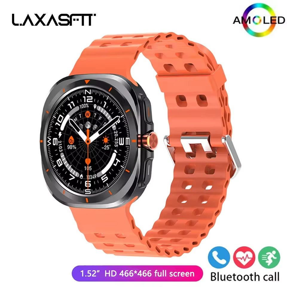 New Smartwatch Men Sports Watch for Android IOS Health Monitoring Smart Notifications Music Voice Assistant Smart Watch Women