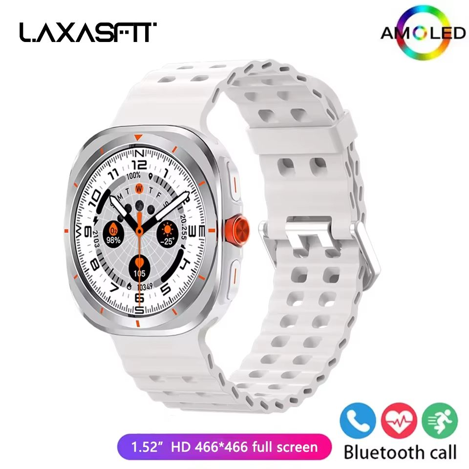 New Smartwatch Men Sports Watch for Android IOS Health Monitoring Smart Notifications Music Voice Assistant Smart Watch Women
