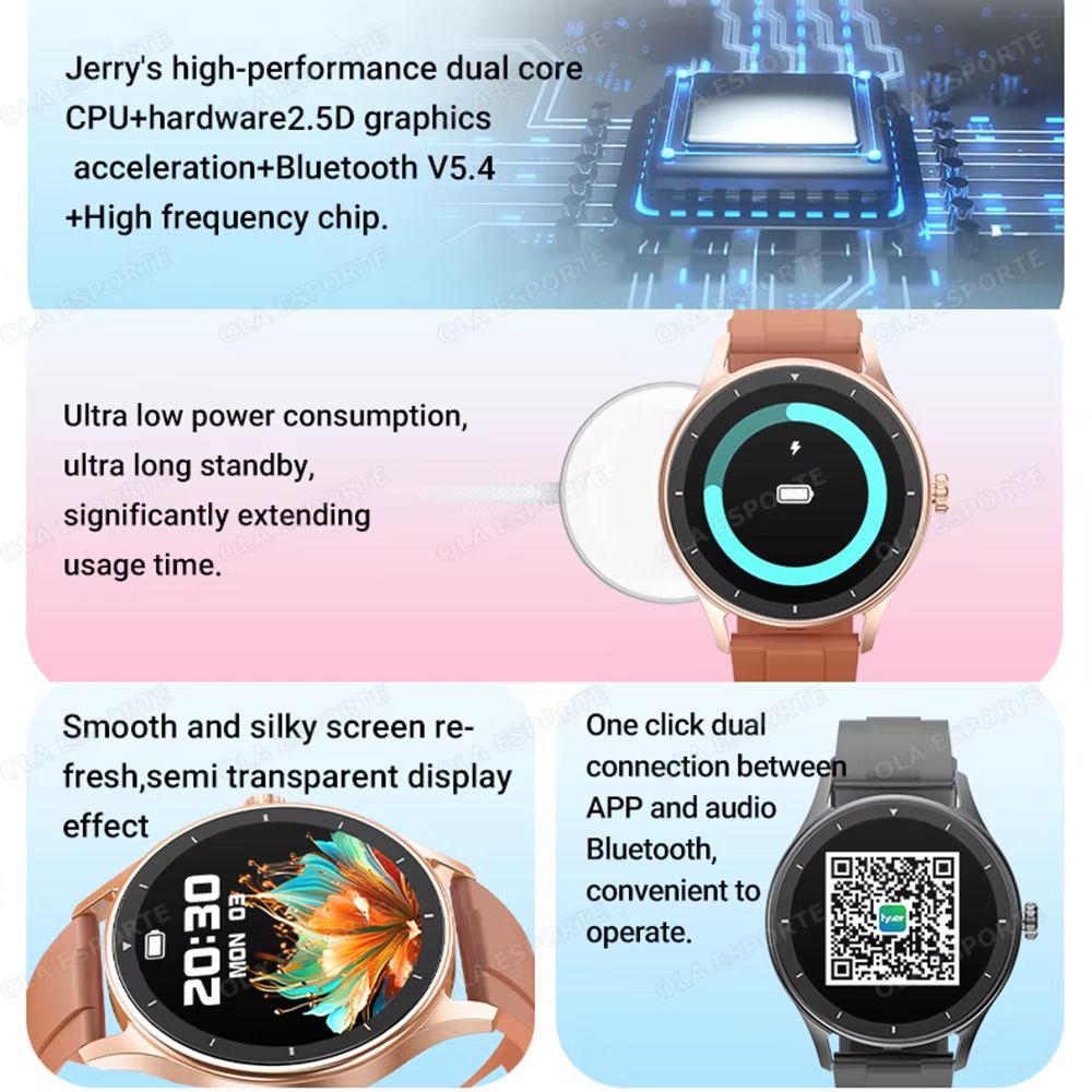 New Bluetooth Smart Watch Men Full Touch Screen Sports Fitness Health Monitor Voice Call Waterproof SmartWatch For Android IOS